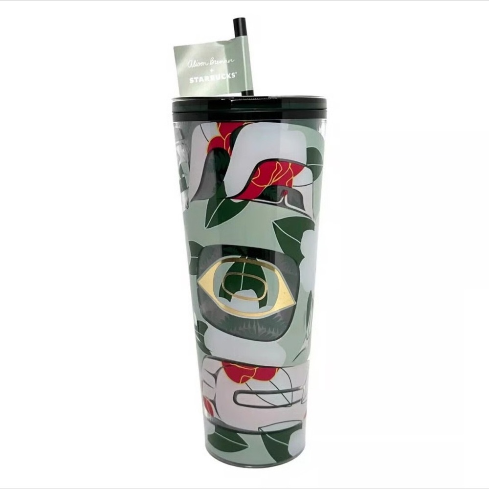 NWT 2024 Starbucks x Alison Bremner Alaska Artist Wood Carving Tumbler Collab